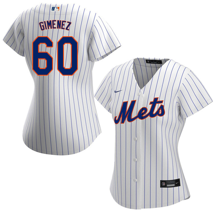 Nike Women #60 Andres Gimenez New York Mets Baseball Jerseys Sale-White